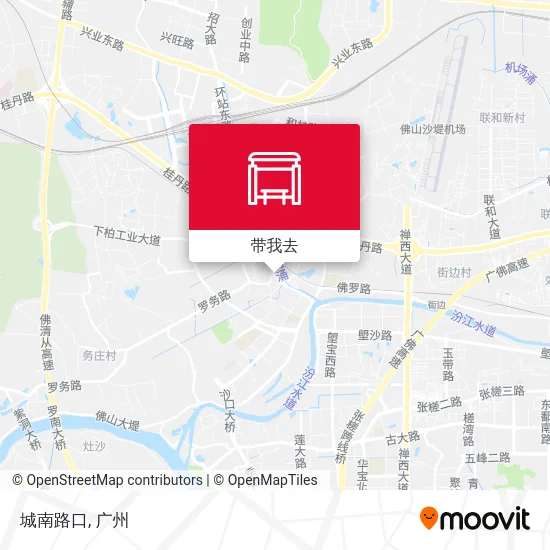 城南路口地图