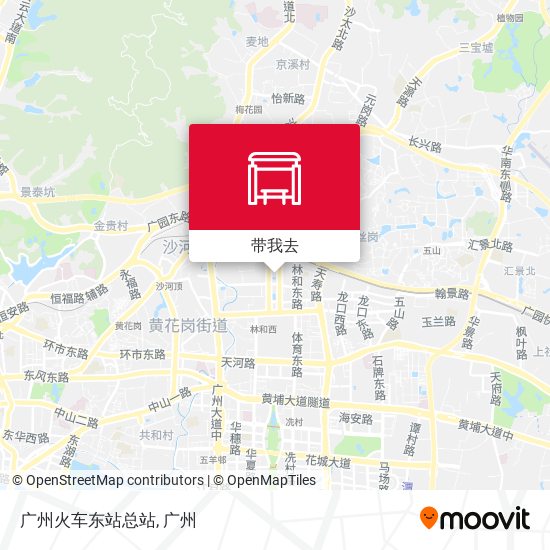 广州火车东站总站地图