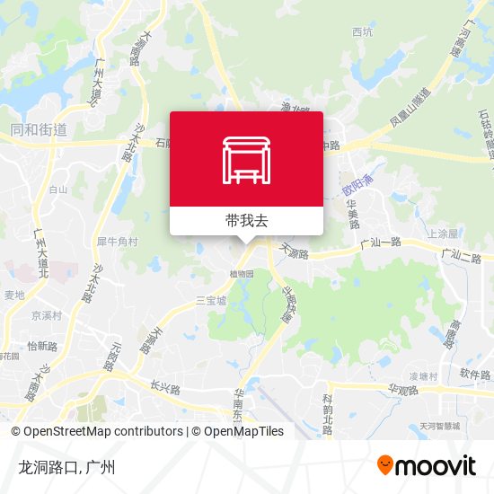 龙洞路口地图