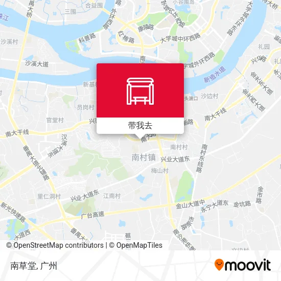 南草堂地图