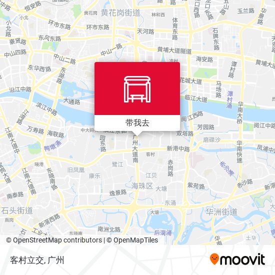客村立交地图