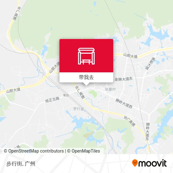 步行街地图
