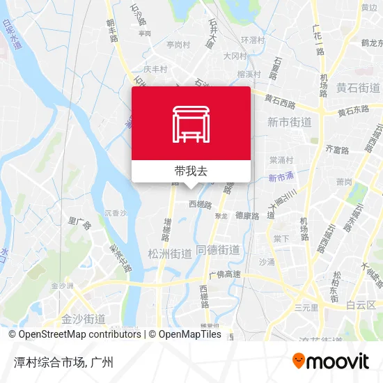 潭村综合市场地图