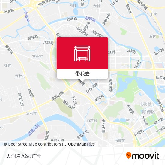 大润发A站地图
