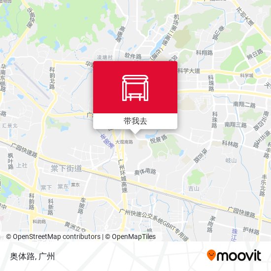 奥体路地图
