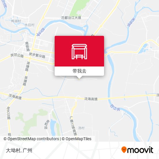 大坳村地图