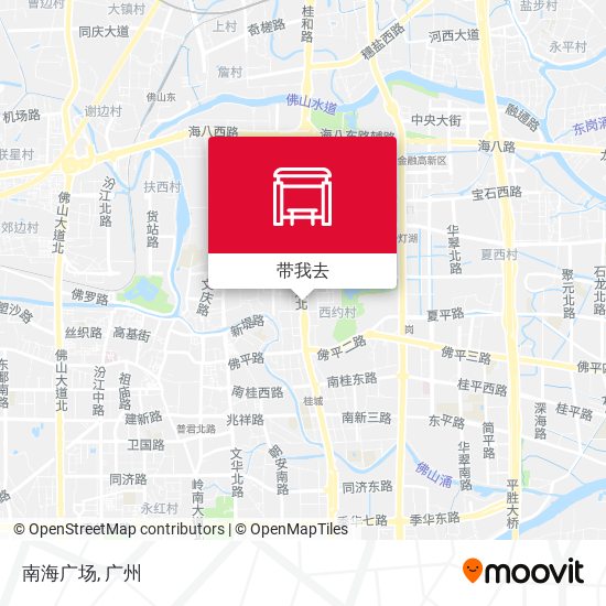 南海广场地图