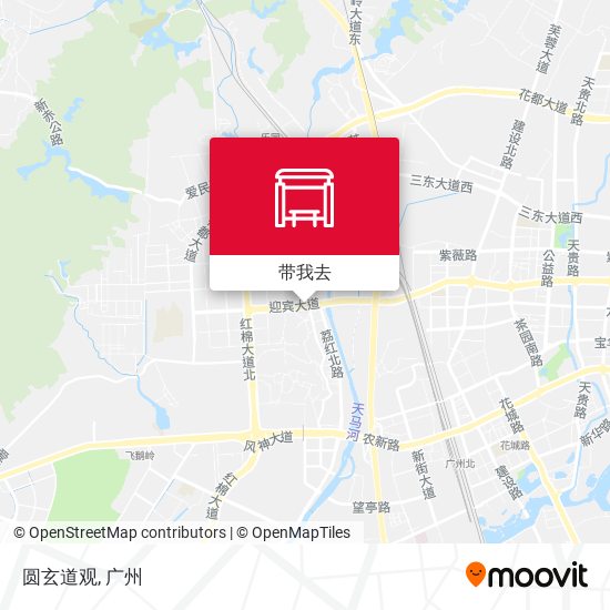 圆玄道观地图
