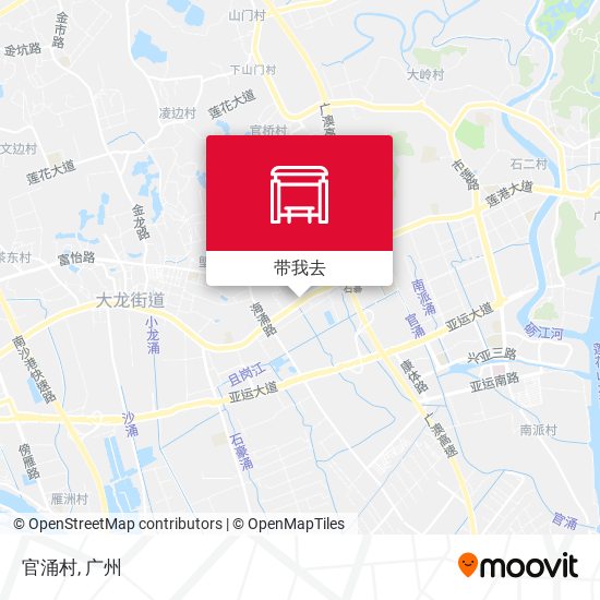 官涌村地图