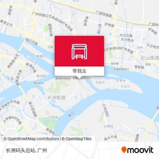 长洲码头总站地图