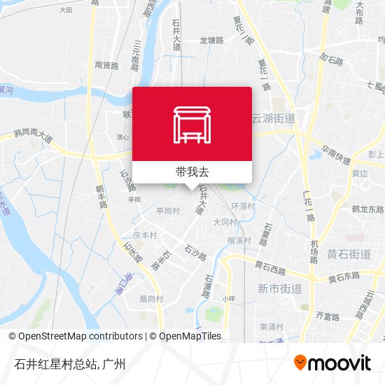 石井红星村总站地图