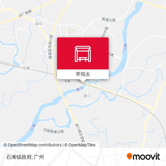 石滩镇政府地图