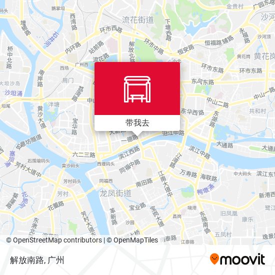 解放南路地图