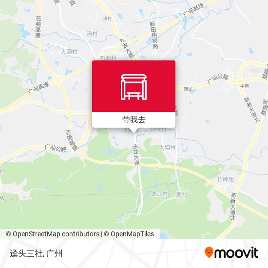 迳头三社地图