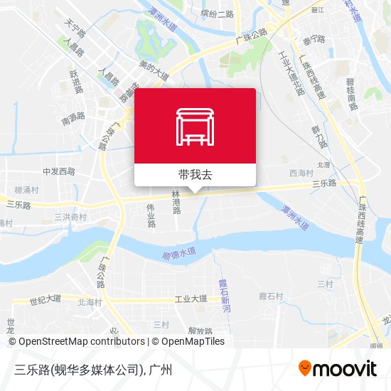 三乐路(蚬华多媒体公司)地图