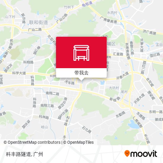 科丰路隧道地图