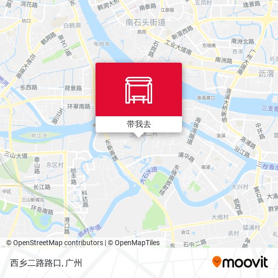 西乡二路路口地图