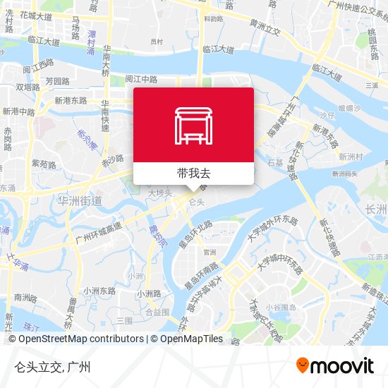 仑头立交地图