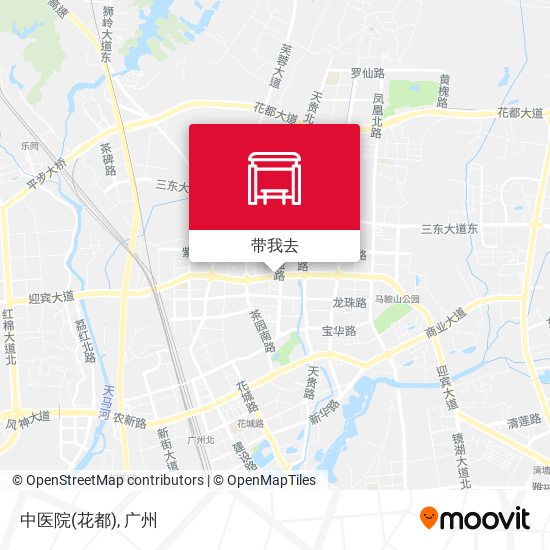 中医院(花都)地图