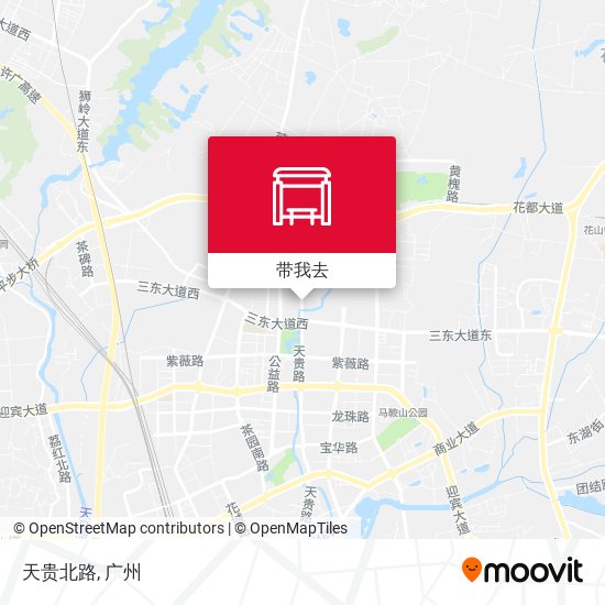 天贵北路地图