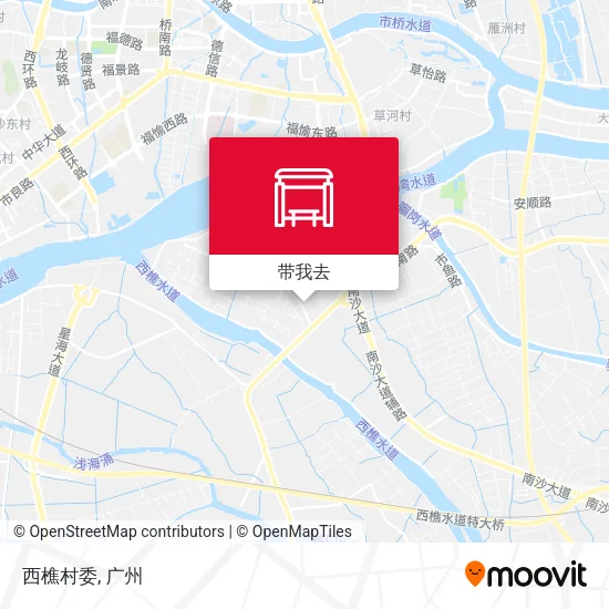 西樵村委地图