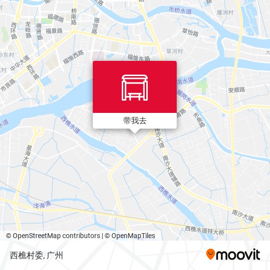 西樵村委地图