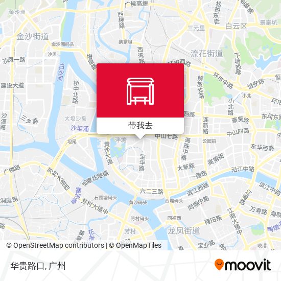 华贵路口地图