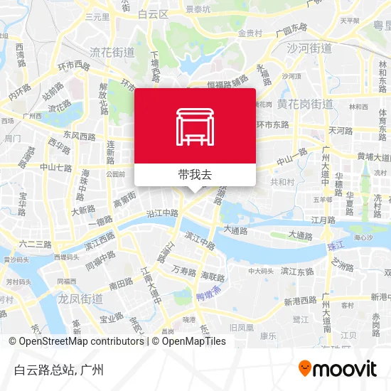 白云路总站地图