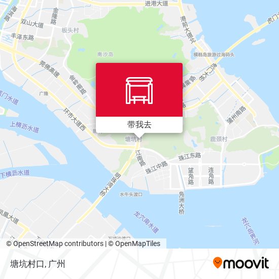 塘坑村口地图