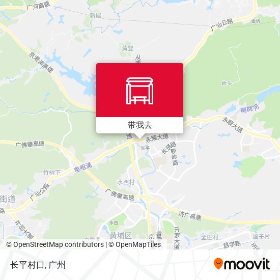 长平村口地图