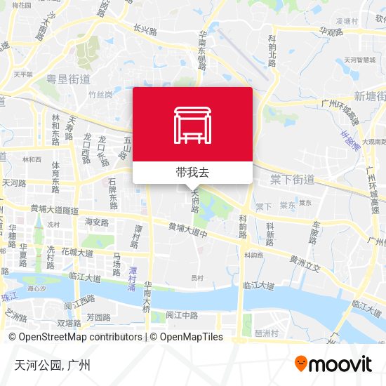 天河公园地图