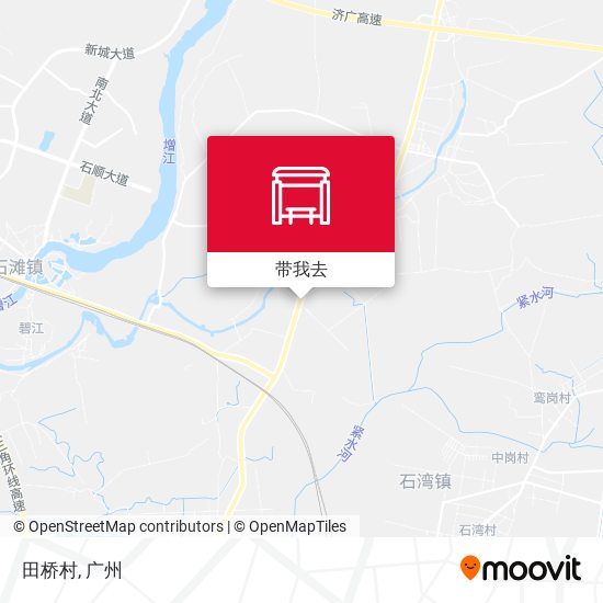 田桥村地图