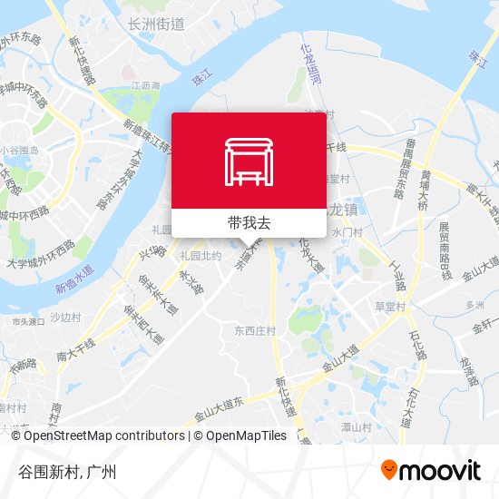 谷围新村地图
