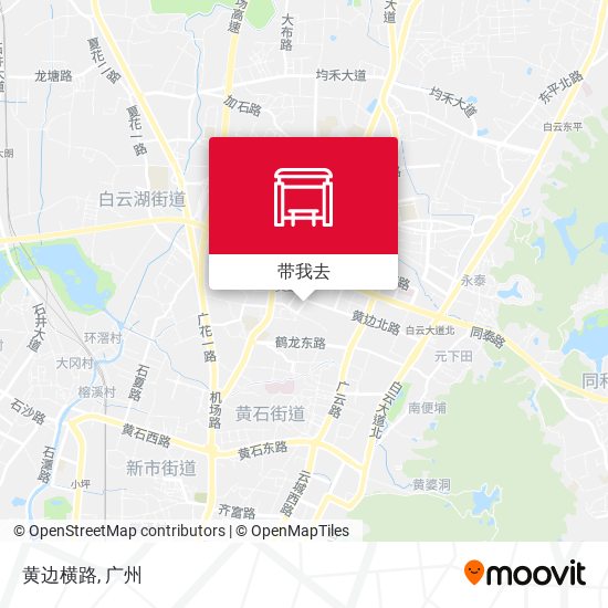 黄边横路地图