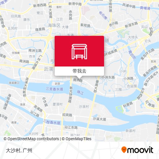 大沙村地图