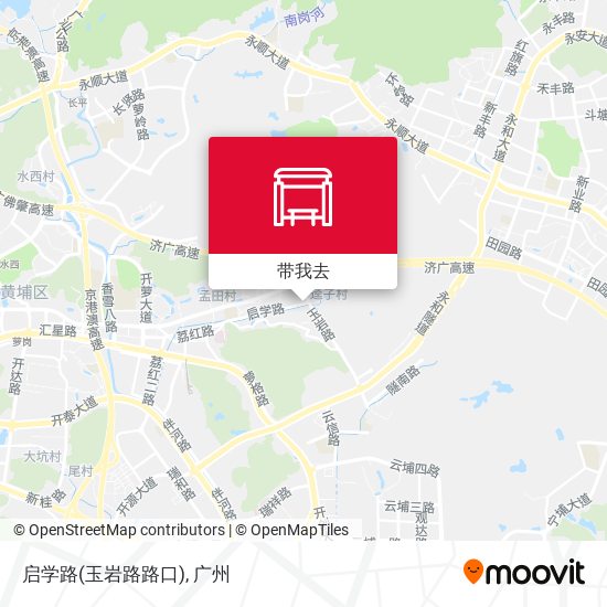 启学路(玉岩路路口)地图