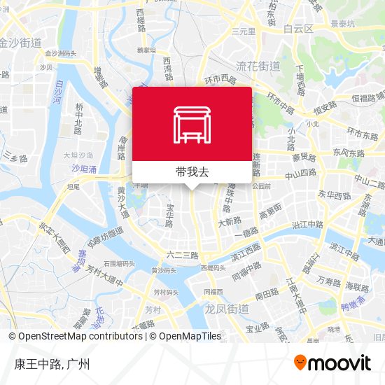 康王中路地图