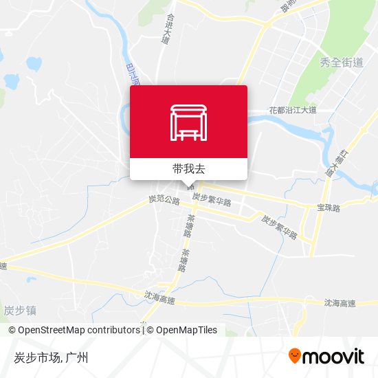 炭步市场地图