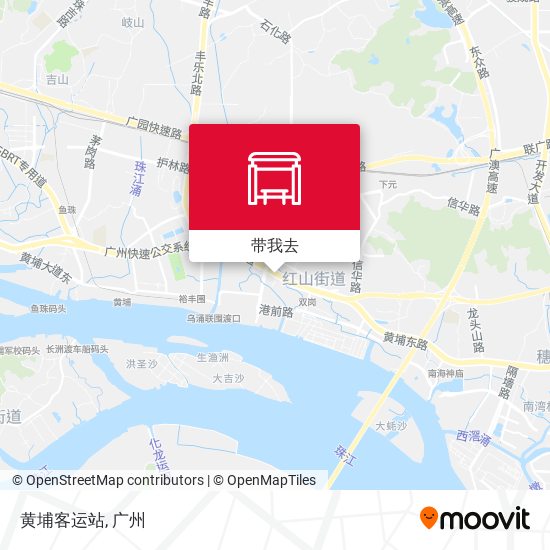 黄埔客运站地图