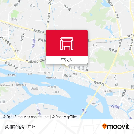 黄埔客运站地图