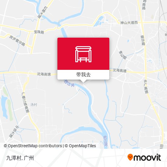 九潭村地图
