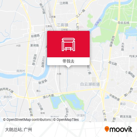 大朗总站地图