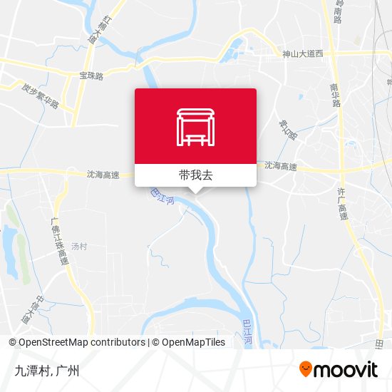 九潭村地图