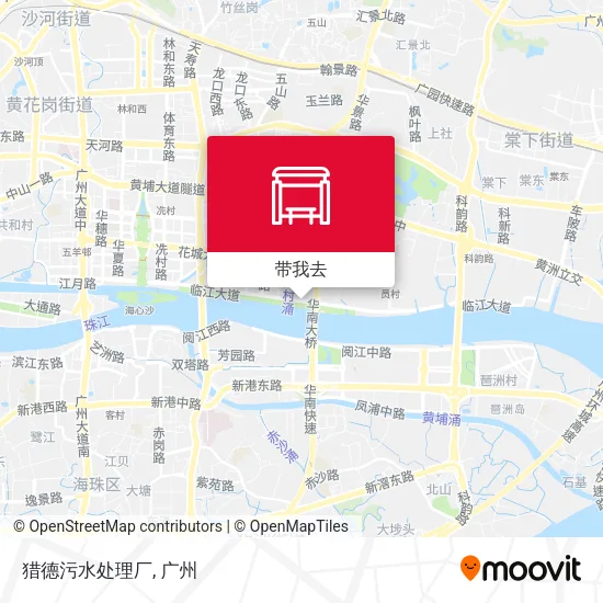猎德污水处理厂地图