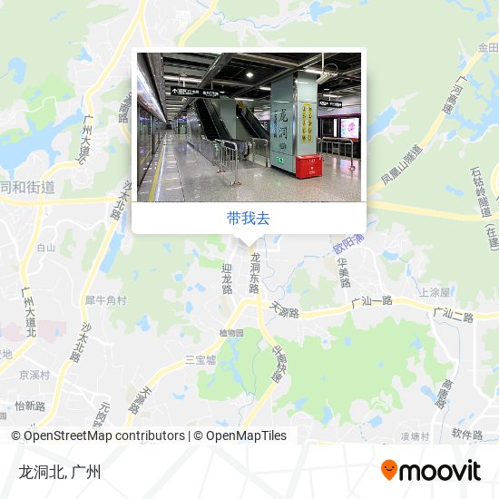 龙洞北地图