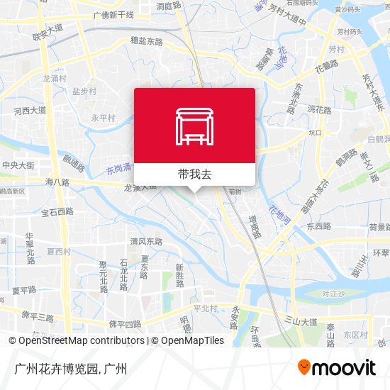 广州花卉博览园地图