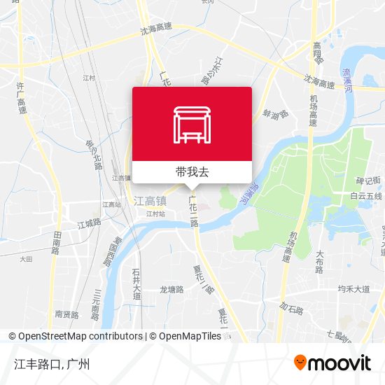 江丰路口地图