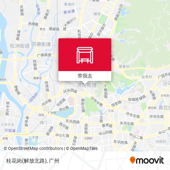 桂花岗(解放北路)地图