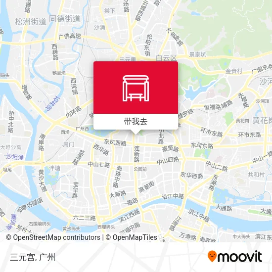 三元宫地图