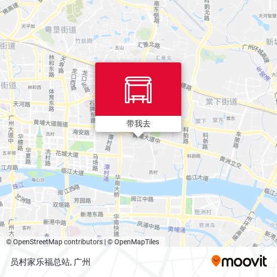 员村家乐福总站地图